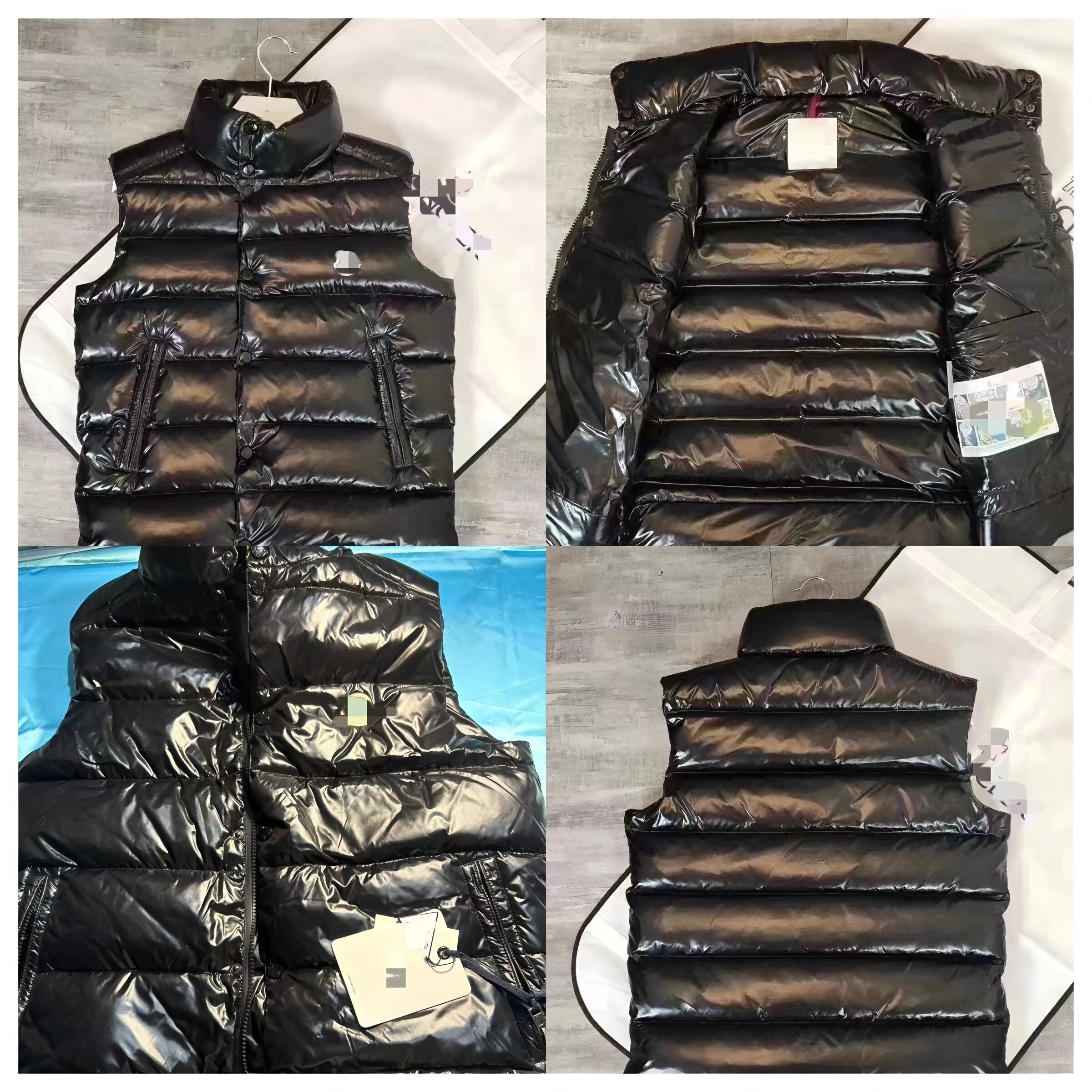 Real photo 2026 Vests Maya Gilet Down 2026 Jacket Black Girl Boy Kid Student THICK COAT Jacket Black Women Children 2027