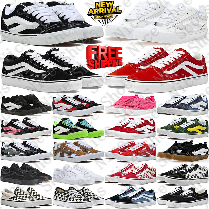 Free Shipping Designer vanse van knu skool vanes sneakers Shoes chaussure for mens womens men trainers scarpe Plate-forme casual luxury top