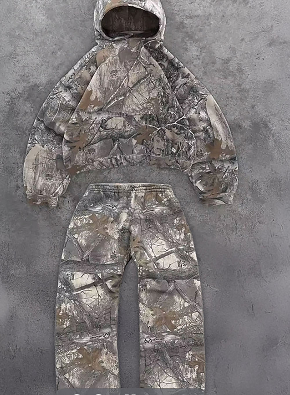 Men's Pants Y2K Retro SweatPants Camouflage Pattern Print Streetwear Men Harajuku Street Hip Hop Unisex Oversized Casual Camo Baggy Trousers