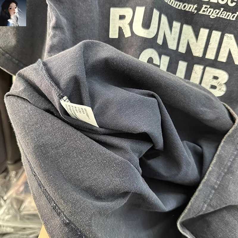 Ws ahed Running Club T-shirt 2024 Summer Mens Best Quality Casual Oversized Short SLeeve Top Tee X250421