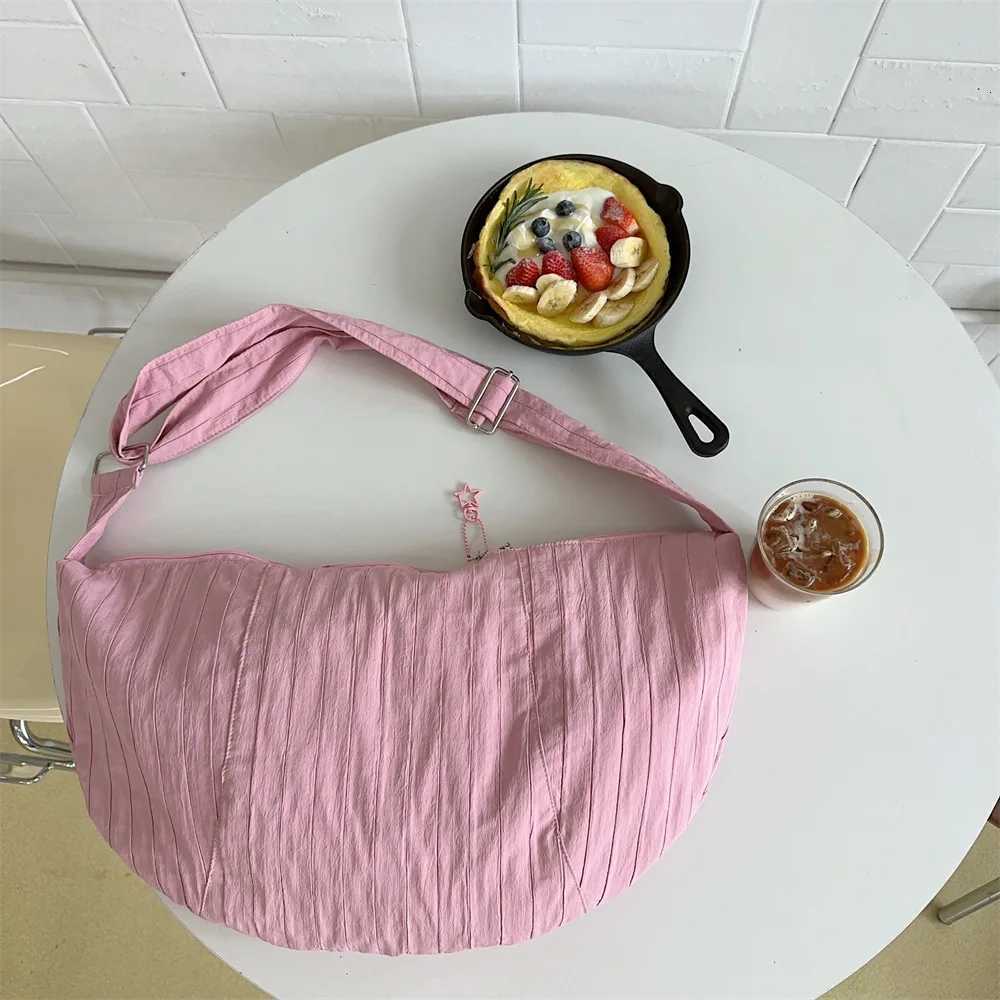 Simple Commuter Womens Hobos Shoulder Bags Large Capacity Ladies Crossbody Bag Solid Color Sports Portable Female Handbags ToteT251121