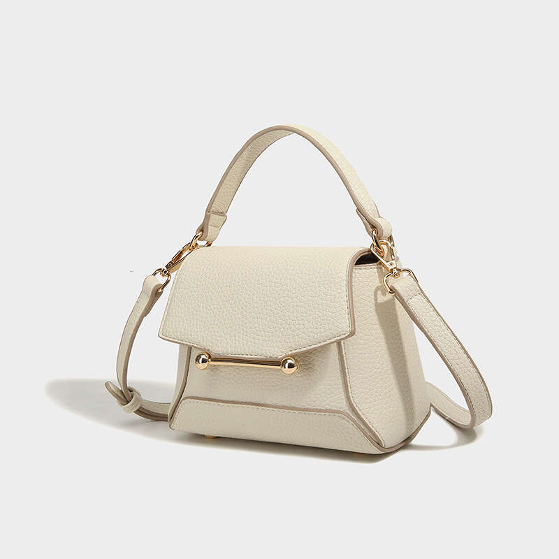Women's Bags designer Handheld mini bag for women new style, simple and versatile, high-end feeling, lychee pattern crossbody mobile bag, letter 