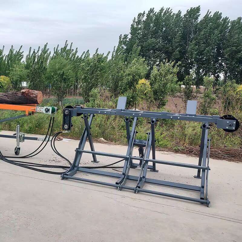 Truck-Mounted Hydraulic Log Splitter for Mobile Wood Processing
