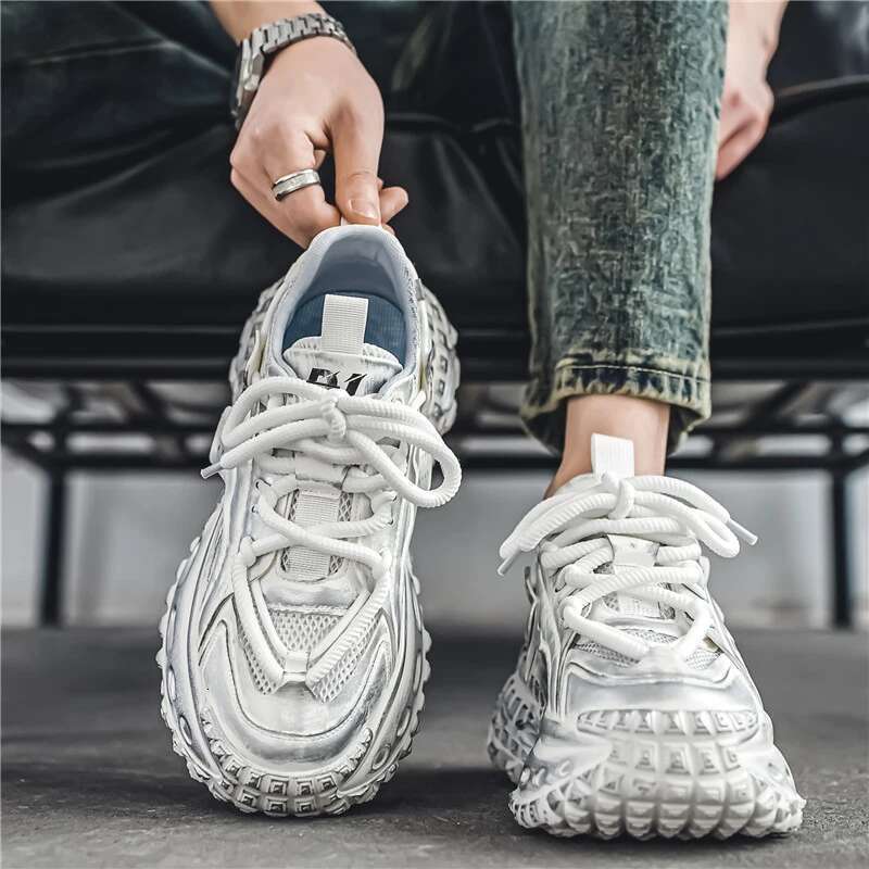 designer sneakers New Summer Outdoor Men's Casual Sneaker Shoes for Men Sports Thick Bottom Breathable Mans Loafers Popular Model Male Sneakers