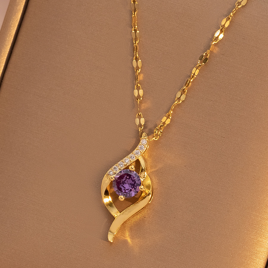 2025 Necklace light luxury niche design versatile moissanite chain designer necklace designer necklace for woman diamond chain luxury jewelry women me - view 7