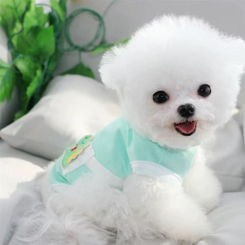 T0028Dog Harness Teddy Bichon Schnauzer Poodle Small Puppy Cat Pet Clothes