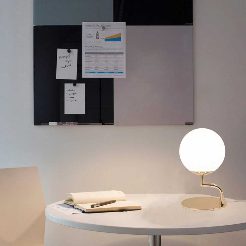 Modern LED Table Lamps Gold Galss Lights Bedside Reading Desk Lamp Table Light Fixture Bedroom Hotel Home Decoration Desk Lights C251121