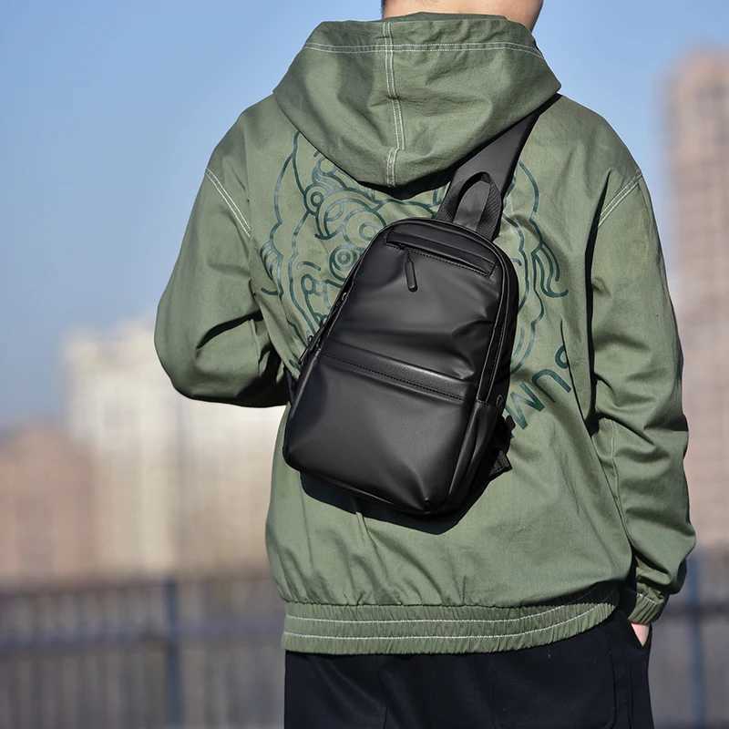 Fashion Men Portable Mtifunctial Daily Crossbody Bag Trendy Street New Messenger Bag Men Sports Large Capacity Diagal Backpack Y251121
