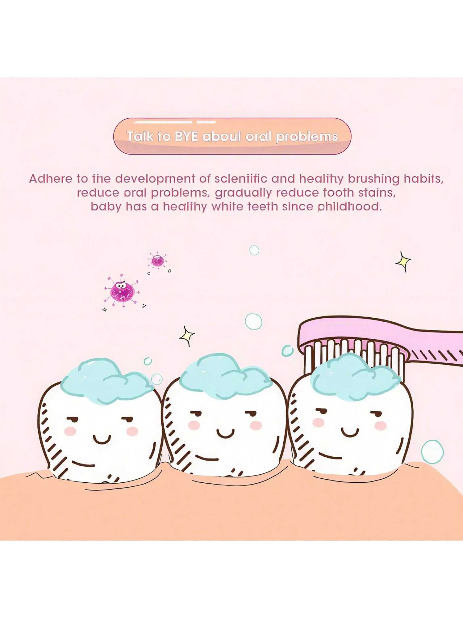 2026 Sonic Electric Toothbrush Smart Cartoon Soft Bristles Toothbrush Replace Battery versionBatteries not included C251121