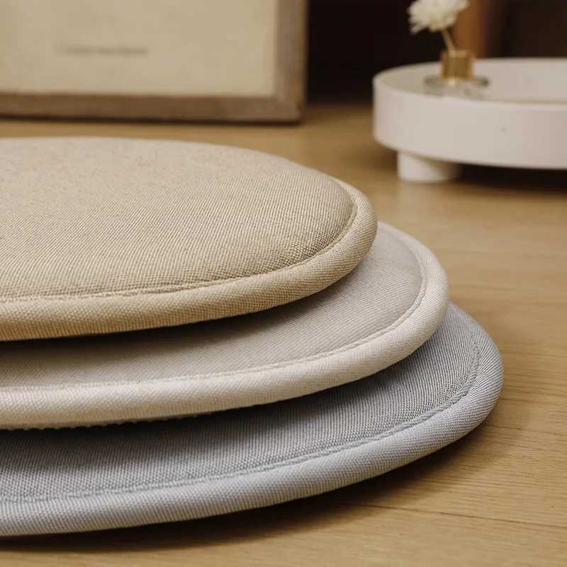 Round Cushion Memory Foam Seat Cushion Sponge Bench Chair Cushion Non-slip Mahogany Round Stool Round Solid Wood Chair Cushion C251121