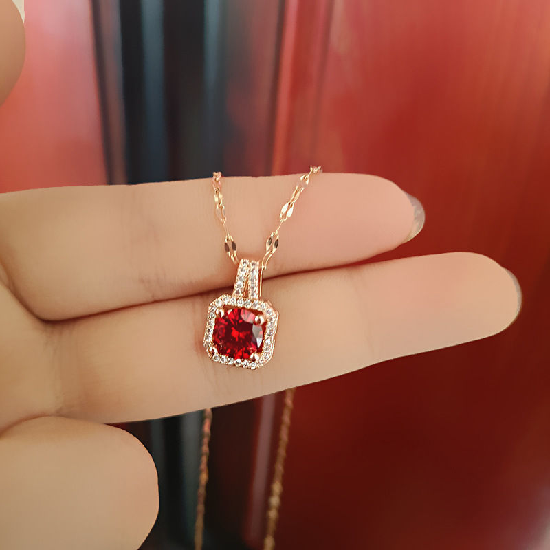 Necklace light luxury niche design versatile moissanite chain designer necklace designer necklace for woman diamond chain luxury jewelry women mens ne - view 4