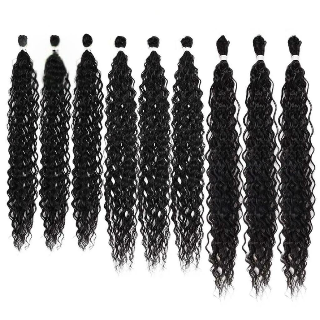 10-26 Inch Brazilian Virgin Hair Extensions Jerry Curl 100% Unprocessed Remy Human Hair 10A Hair Bundles for Black Women Natural Color