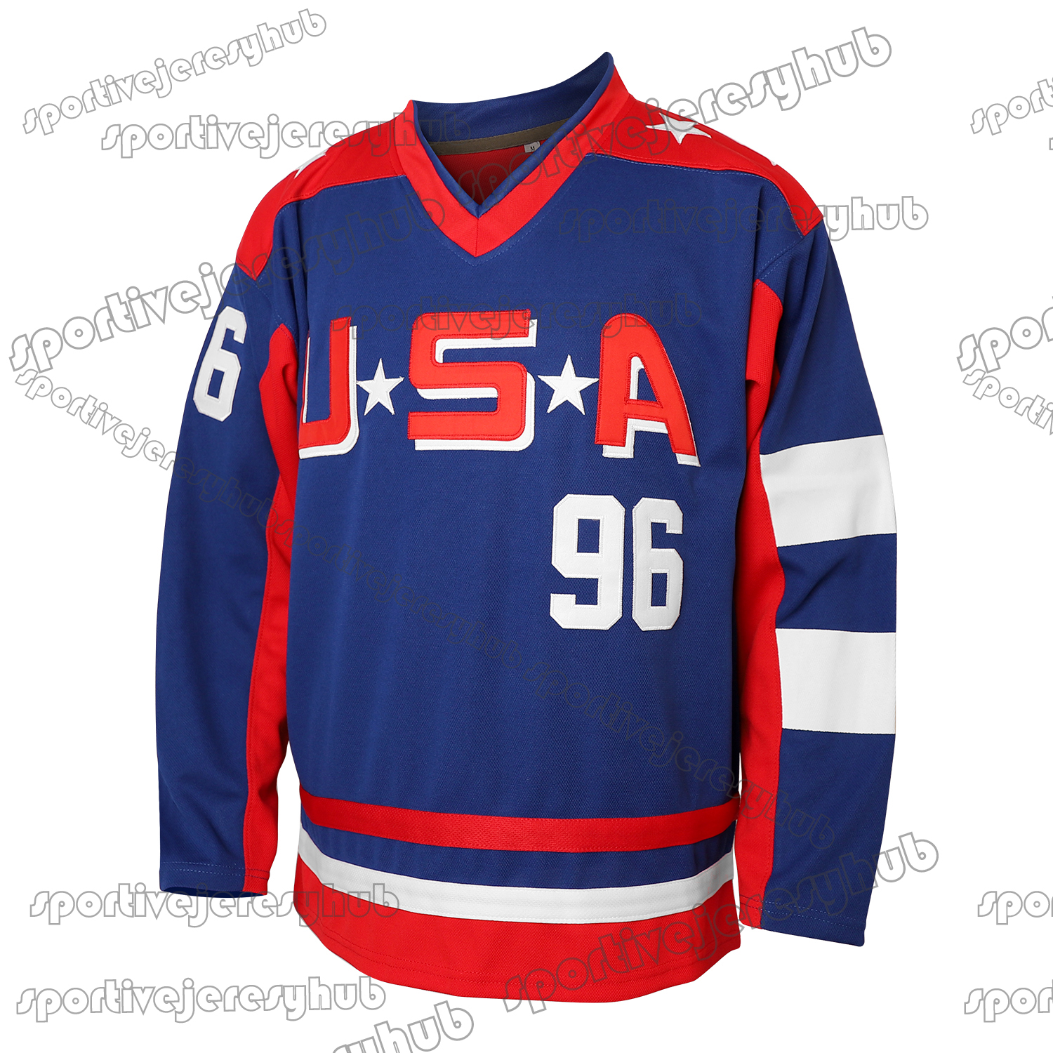 1980 USA Retro Movie Hockey Jeresy Mike Eruzione Graig Jack O'Callahan Hanson Doug Glatt Charlie Conway Sweater Relaxed Fit Double-Reinforced Sti