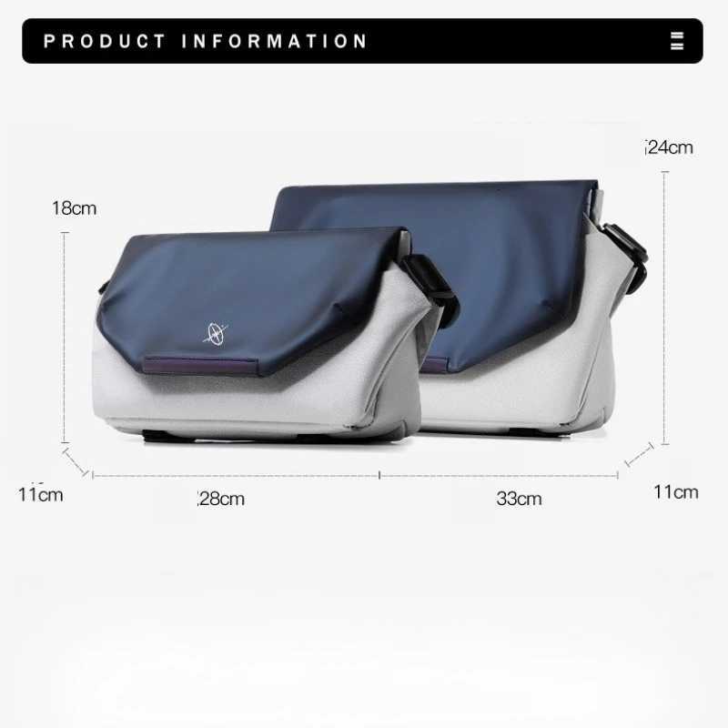 Fashion 1PC Lightweight Functial Messenger s Nyl High-end Mti-functial Shoder Bag Mens Breast Bag Sahel Y251121