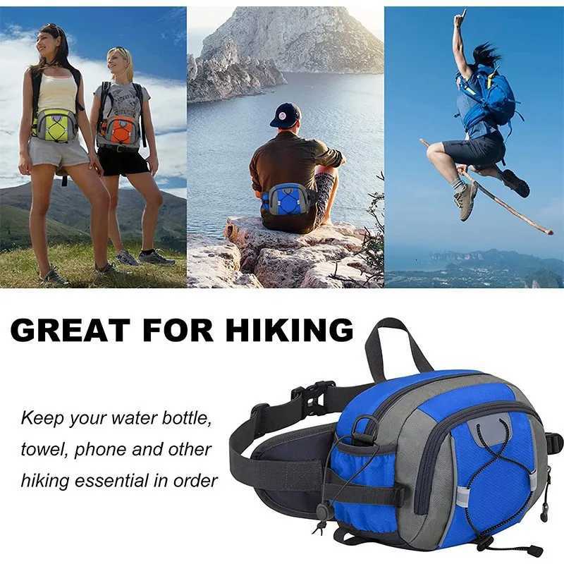 Fashion Mti-functial sports water bottle waist bag mens and wens universal running backpack outdoor hiking waist bag Y251121