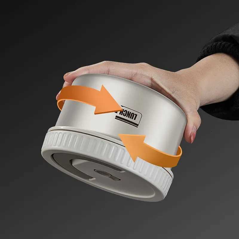 Lunch Box Portable Insulated Lunch Container Set Stackable Bento Stainless Steel Lunch ContainerM251121