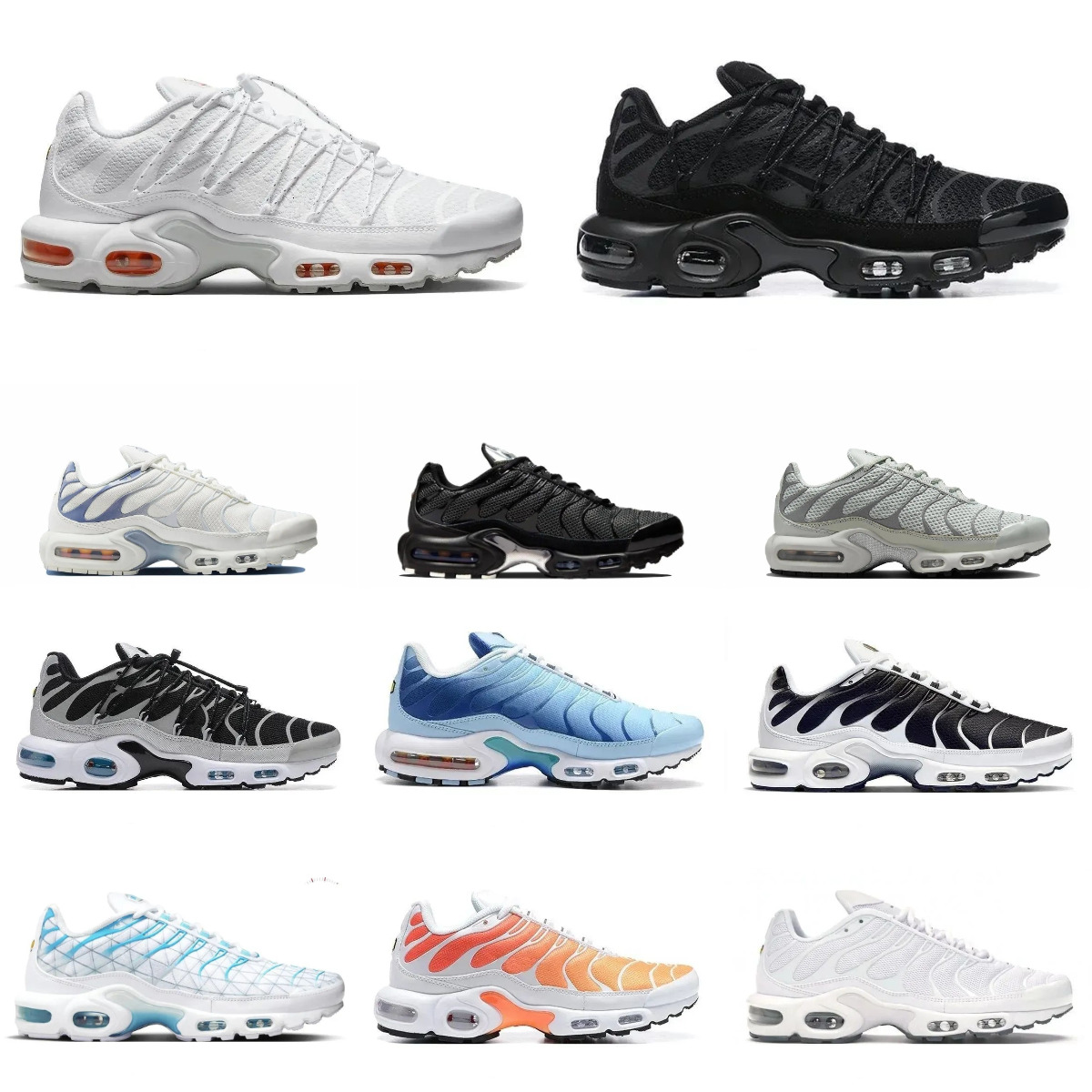 Trainers TN Plus Ultra Sports Shoes Men Women Tns 3 Utility Requin SE OG GS Triple White Black Grey Gradient Dusk Unity Running Shoe Mesh Breathable Outdoor Sneakers S8