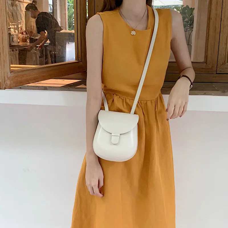 Small bag wens 2024 new trendy Korean versi Mori small bag messenger bag mini fi small versatile saddle bag mmy bag Y251121