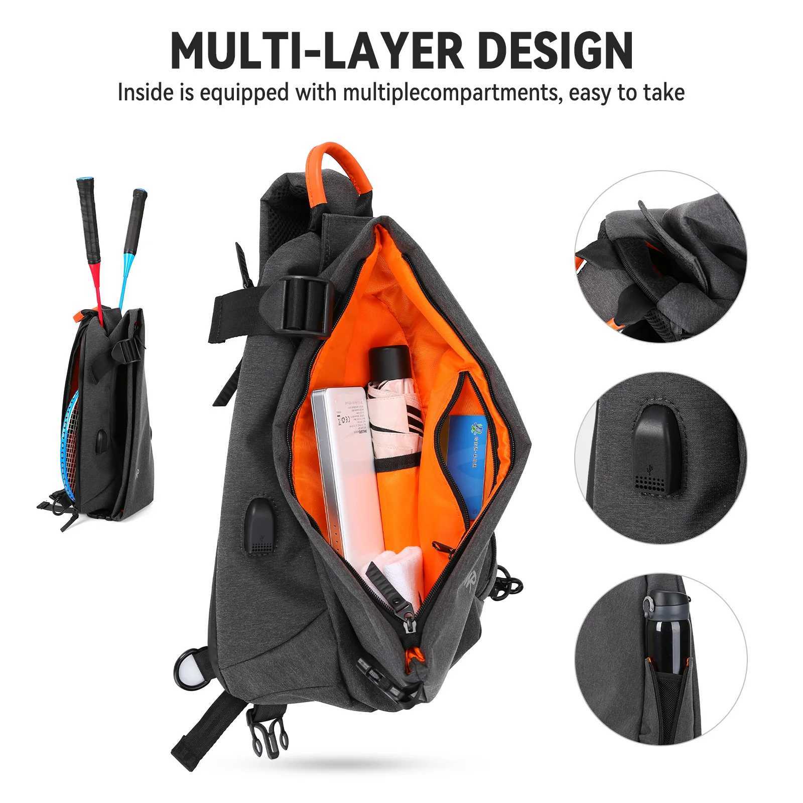 Fashion Anti-Theft Crossbody Sling Bag for Men WenSmall Backpack e Shoder Bag Ch Bag Sling Backpack for Hiking Biking Travel Y251121