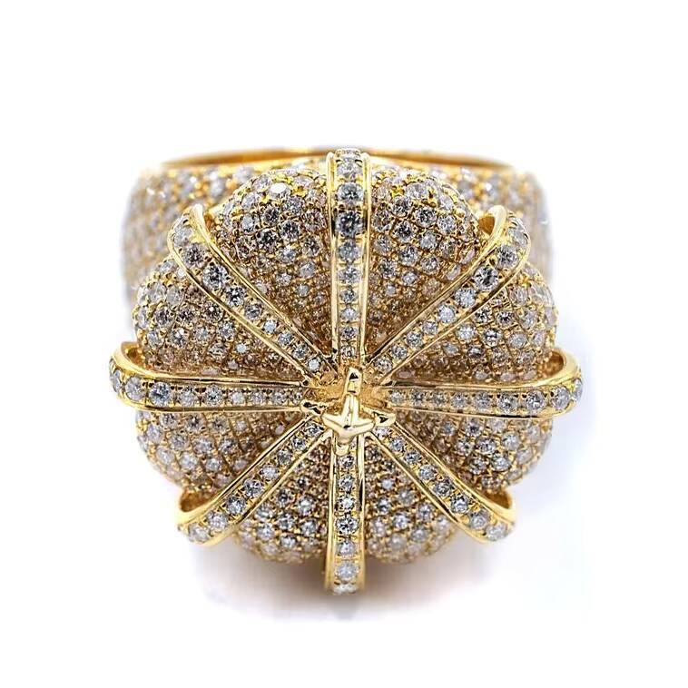 Wholesale 14kt Moissanite Hip Hop Ring Collection Custom Wedding Engagement Party Diamond Ring VVS Clarity