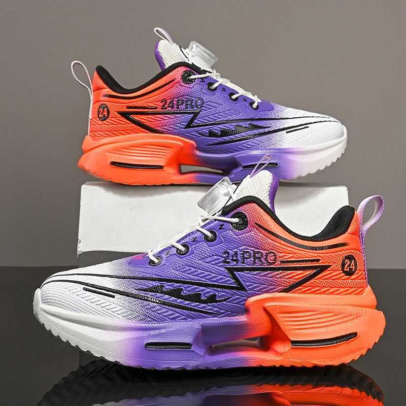 Childrens Sports Shoes 2025 Autumn New Ultra Light Cushioned Sneakers Outdoor Training Flat Comfortable Running Shoes for KidsW251121