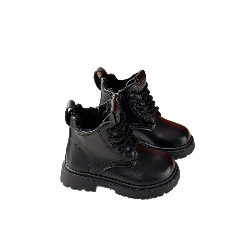 Autumn and winter luminous shoes new Korean version girls' style fashionable trendy shoes wool lining warm short boots casual children's sho