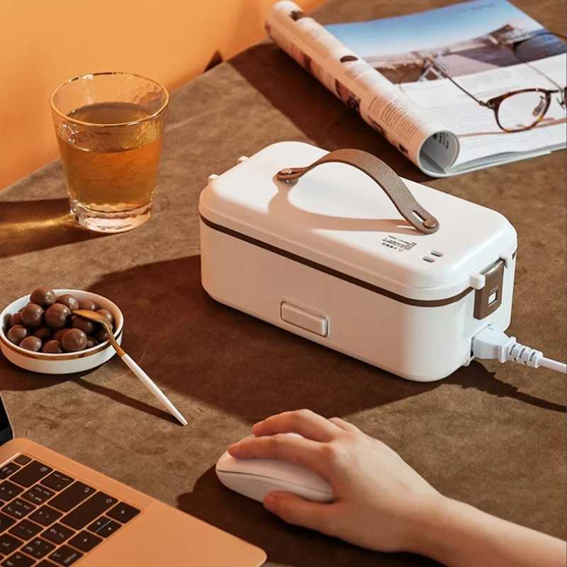Electric Lunch Box Rice Cooker Food Warmer for On-the-Go Self Cooking Portable Heated Lunch Box for Home Office OutdoorM251121