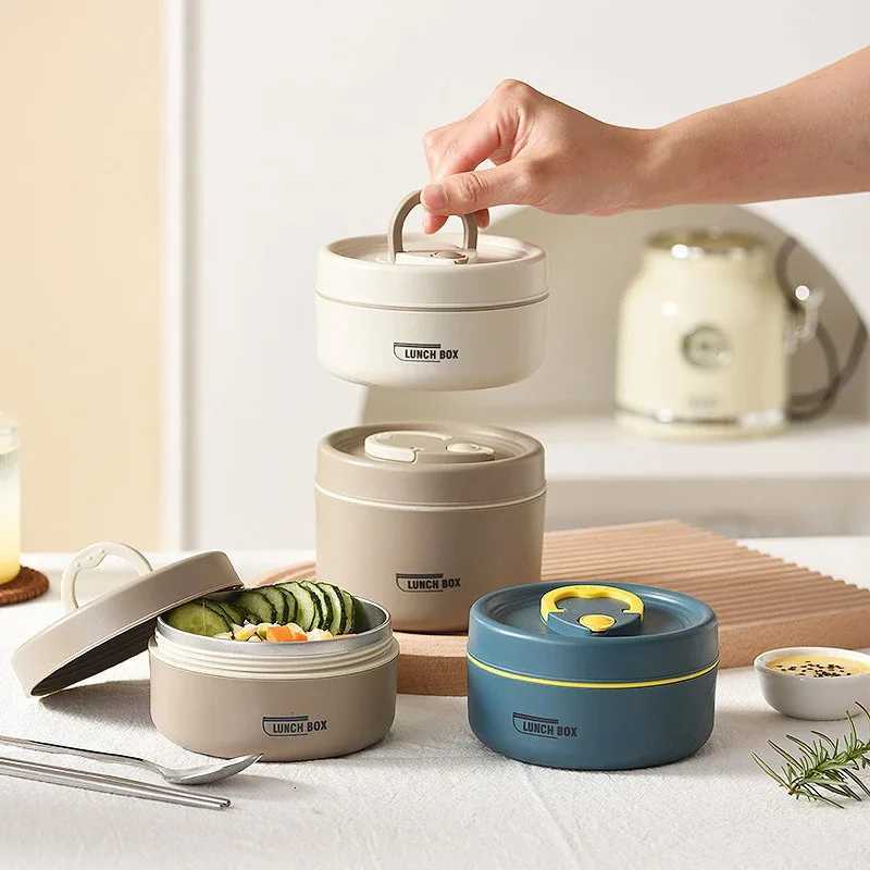 3-Tier Stackable Bento Lunch Box Set - Insulated Leakproof Food Containers Microwave Dishwasher Safe for Office School PicnicM251121