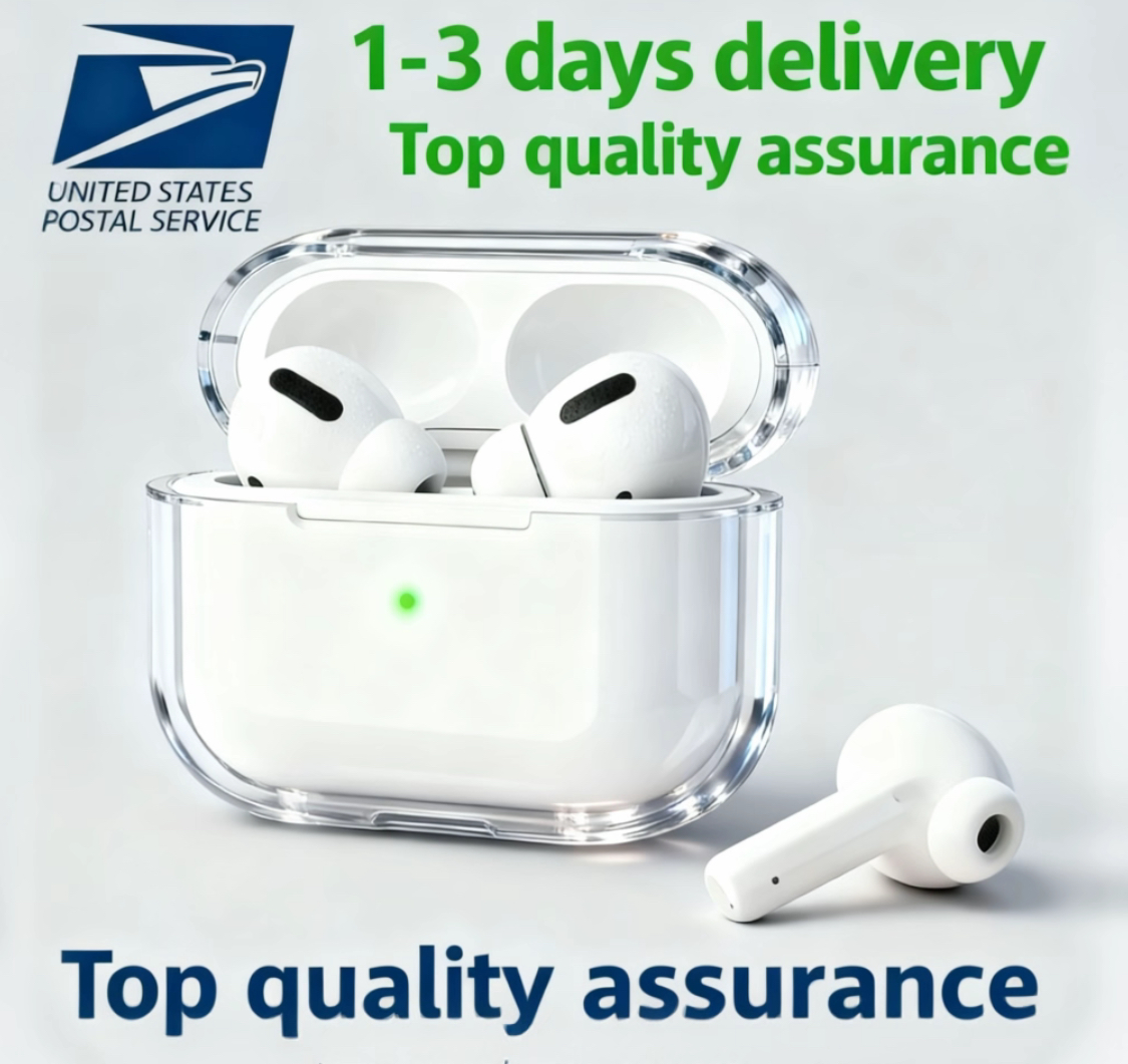 USA Stock For Apple Airpods Pro 2 4 Generation airpod 4 pro Headphone Accessories Solid TPU Silicone Protective Earphone Cover