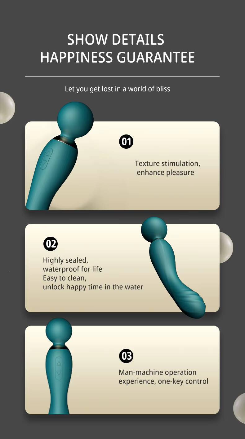 Female G-Spot Adult Massage Equipment Double Shock AV Stick Vibrator 10 Speed Frequencies for Thrusting Vagina Vibrators for