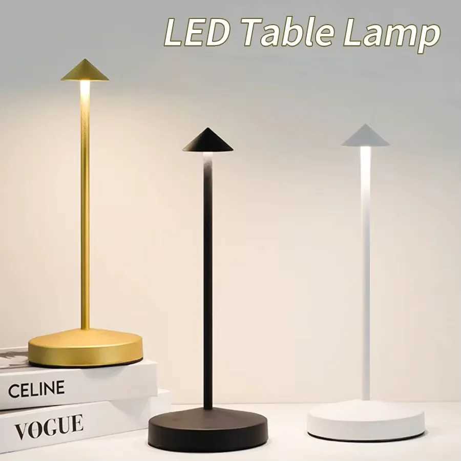 Rechargeable dining table lamp - Creative dining touch-type LED hotel bar coffee table - Peran Pro dining table lamp - Lamp stand - Auxiliary office d