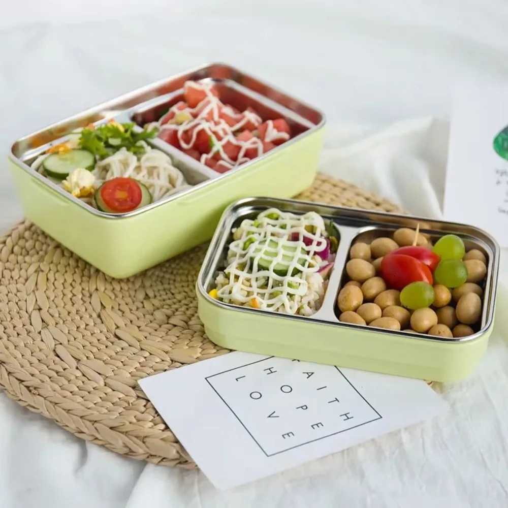 2L Cartoon Lunch Box Stainless Steel Leak-Proof Food Thermal Bento Box Double Layer Insulated Food Container Outdoor PicnicM251121