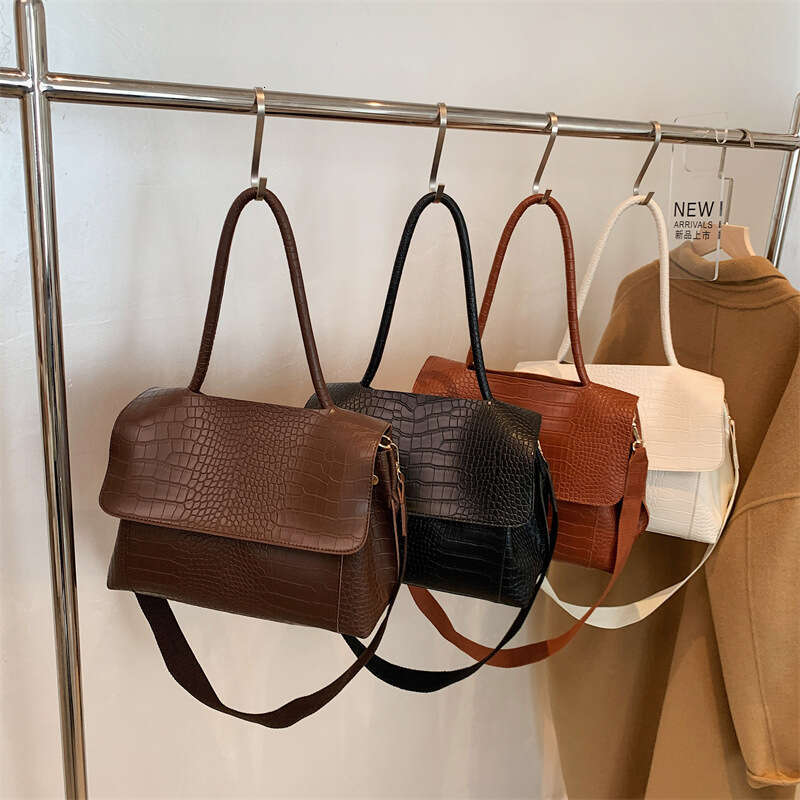 Designer Bags Vintage Style Soft PU Leather Tote Bags For Women New Large Capacity Crossbody Shoulder Bag Casual Totes For Female Shopper