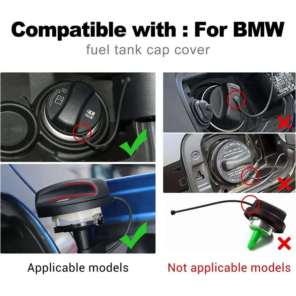 Carbon Fiber Fuel Tank Cover for E90 E92 F01 F02 G02 G30 F20 F21 F31 F32 F34 F36 F80 M3 M4 | Lightweight & Aesthetic Upgrade