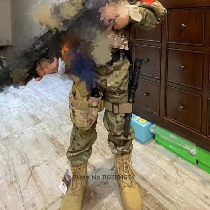 Children Military Tactical Boots Outdoor Hiking Sports Shoes Kids Adults Summer Camp Army Training Combat Boots 27-46 Plus SizeW251121