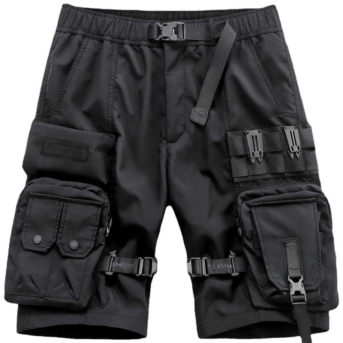 2025 goods y2k shorts mens summer high street casual sports hat loose multi pocket work clothes mens sports pants W250421