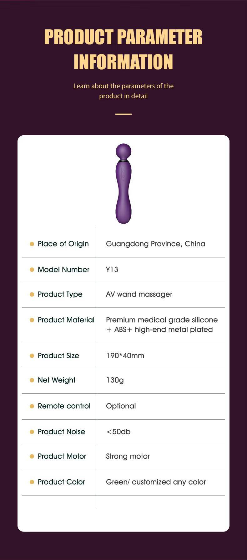 Female G-Spot Adult Massage Equipment Double Shock AV Stick Vibrator 10 Speed Frequencies for Thrusting Vagina Vibrators for
