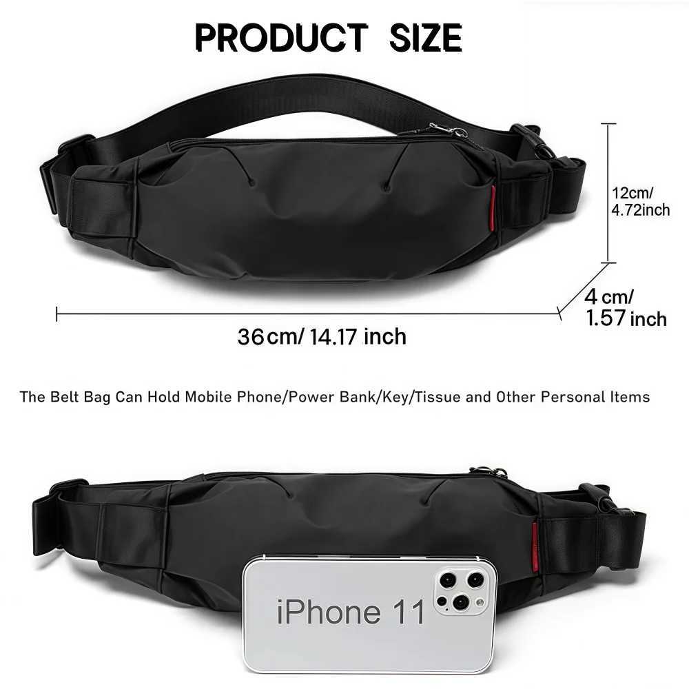 Fashion mens shoder cross Bag Sling Ch Crossbody Bag Sahel M Fanny Waist Pack Banana Man Belt Pouch Mini Breasts Side Bag Y251121