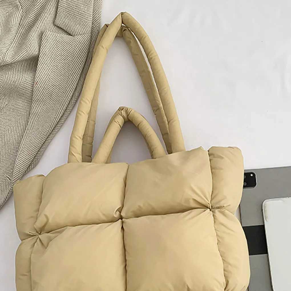 Lightweight Winter Down Shoder Purse Large Quilted Trendy Making Bag Feel Cfortable Inside Brown Y251121