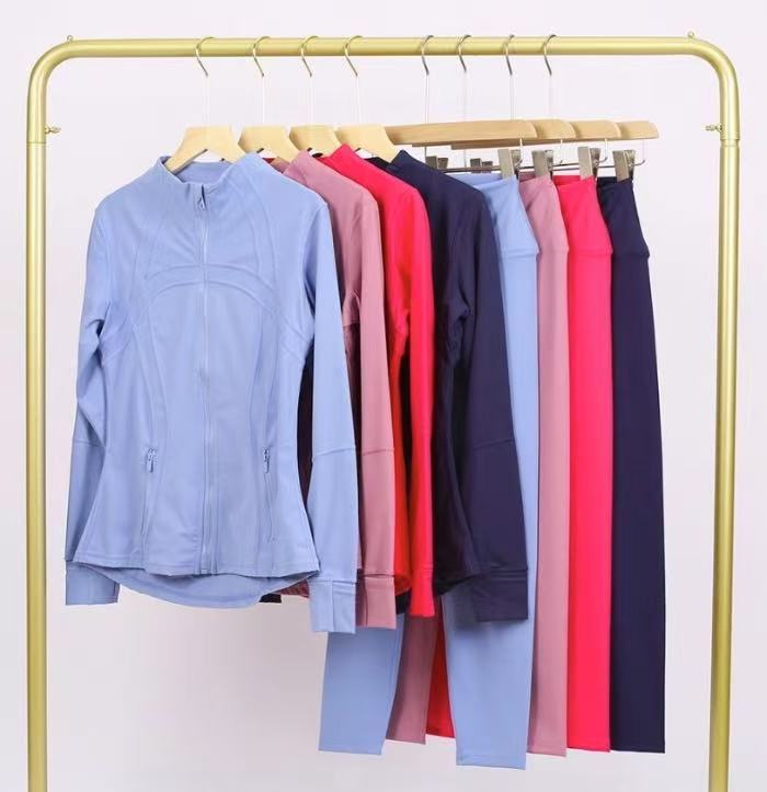 Yoga Outfits yoga jacket sweatshirt tracksuit yoga set sportswear jogging pants sweatpants women gym set fitness leggings tights breathable workout Yoga Pants