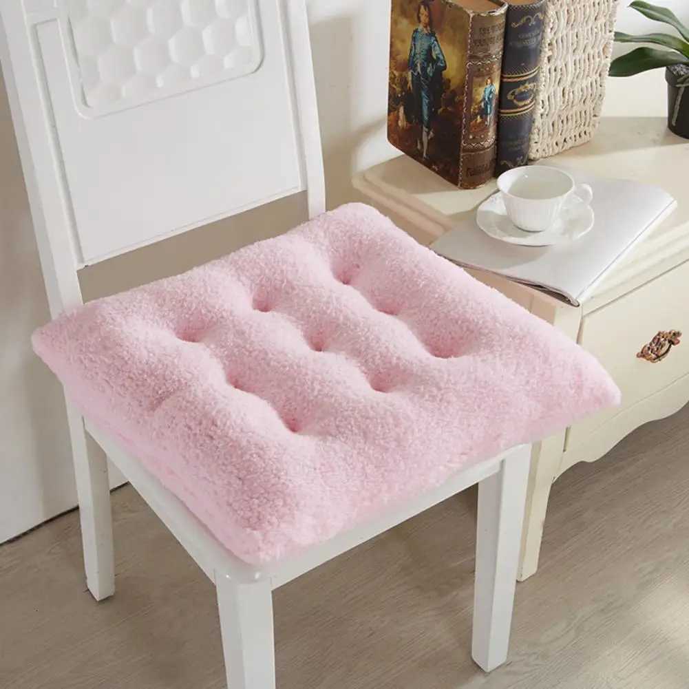 Durable Comfortable Easy to Clean Restaurant Coffee Shop Dining Chair Butt Plush Cushion Square Floor Sit Cushion for Home C251121