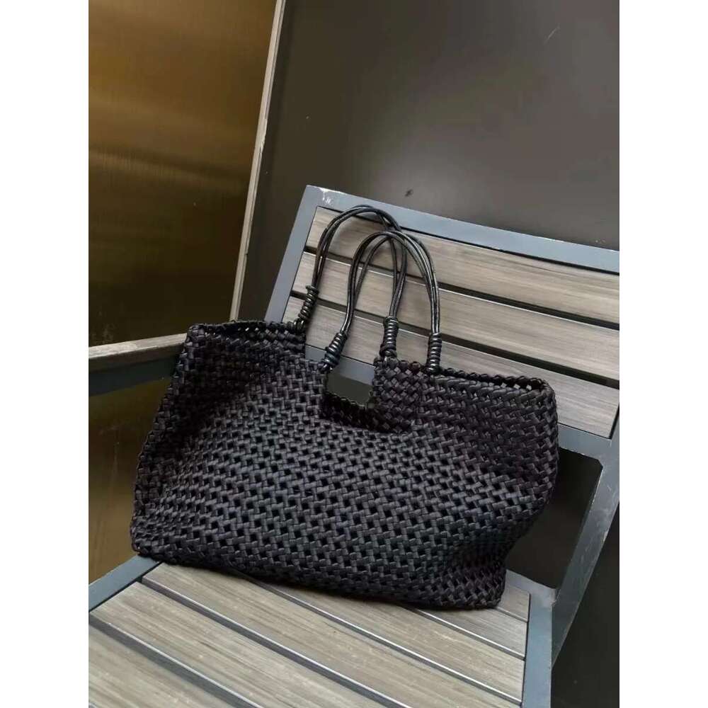 Large Capacity Tote For Women Designer Brand Mesh Woven Shoulder With Purse Fashion Trend Beach Bag