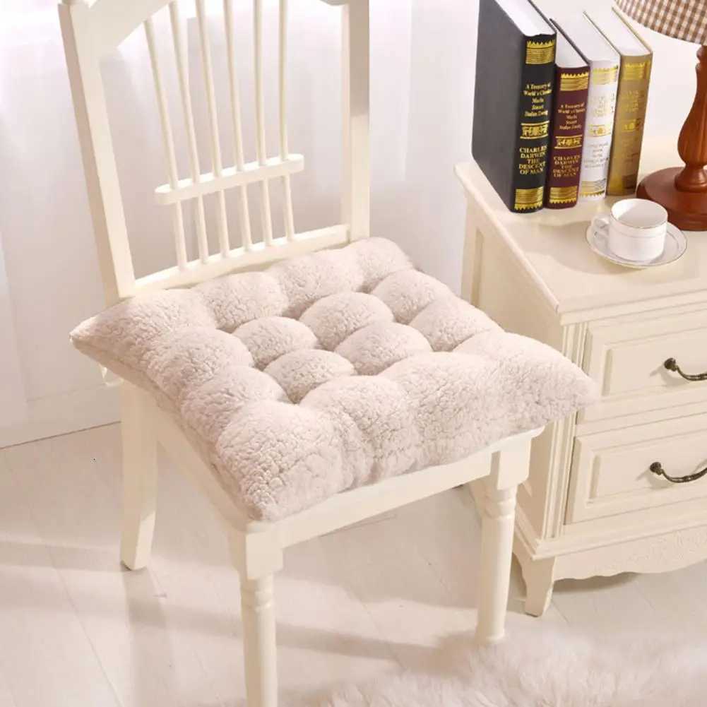 Durable Comfortable Easy to Clean Restaurant Coffee Shop Dining Chair Butt Plush Cushion Square Floor Sit Cushion for Home C251121