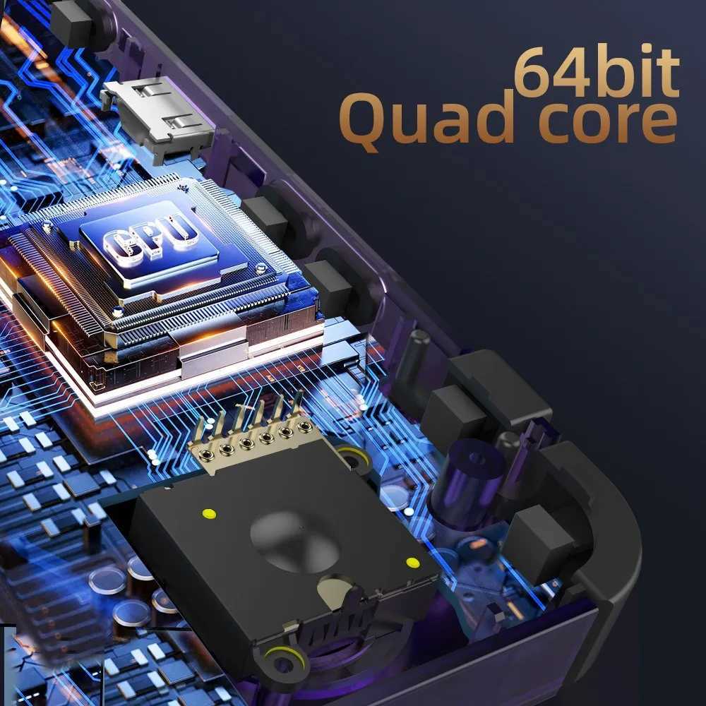 R36H Retro Portable Handheld Gaming Console Open Source Linux System20K Classic Games 64GB 128GB 35Inch IPS Sn C251121