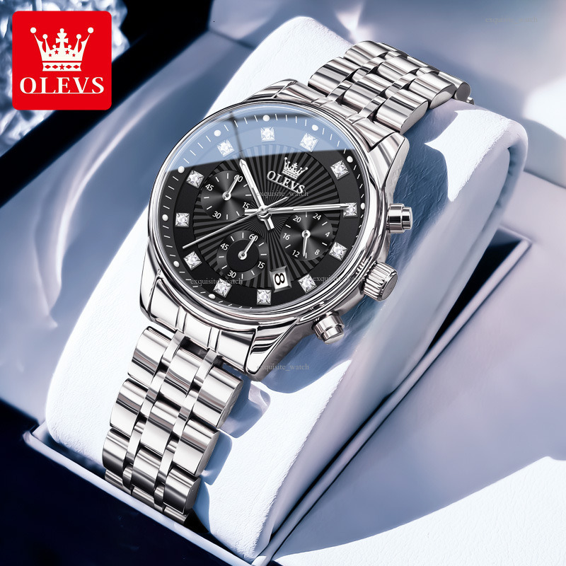 OLEVS Designer Brand Women's Watches Fashionable Watches Multi-functional Chronograph Quartz Women's Watches Luxury Watches Free Delivery An