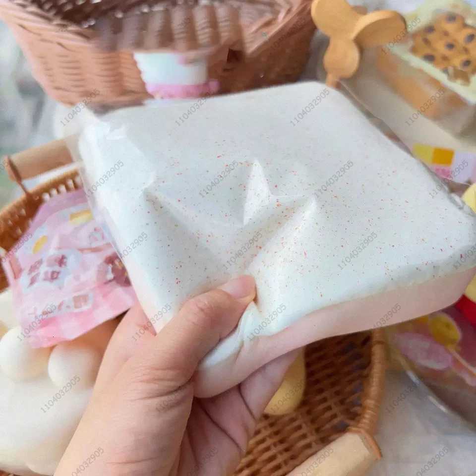 Sticky Toast Squishy Slow Rising Marshmallow Mint Chocolate Bread Soft Tender Squeeze Toy Stress Relief Hand Relaxing Toy X251121