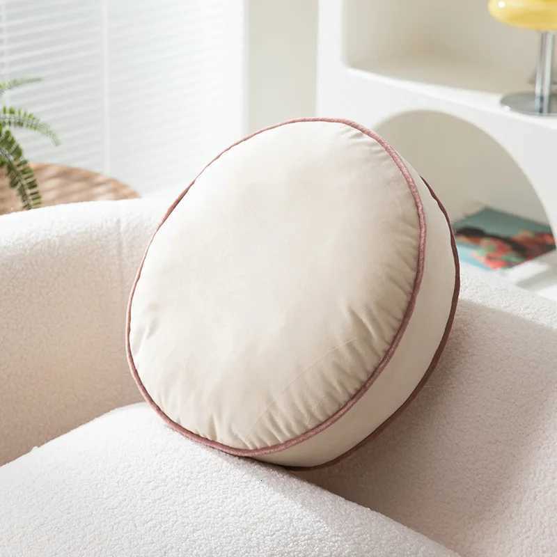 Round Velvet Cushion Set 35x35cm Soft Chair Seat Pad 6 Colors 2pcs Per Set PP Cotton Filled Home Decor Accent C251121