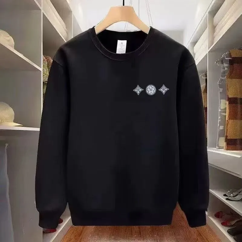 Designer Men's Hoodies Cotton new presbyopic letter Crewneck Sweatshirts for Men Women Oversized Vintage Breathable Loose Fit High Street casual 