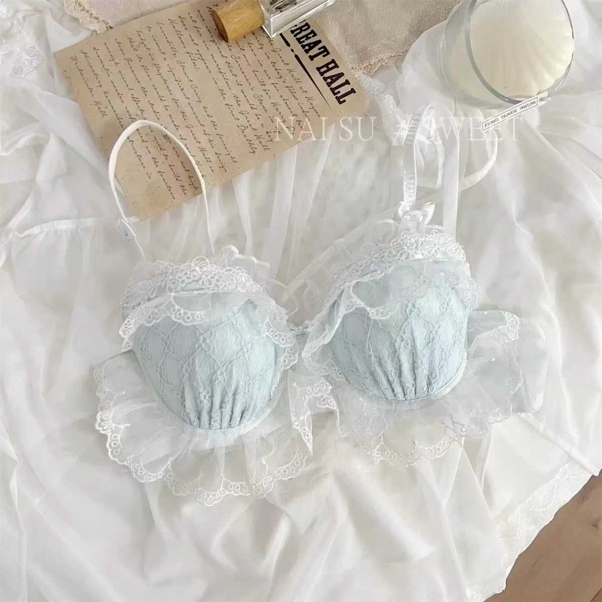 Lace Underwear Set Womens Small Breasts Gather Sexy Pure Desire Sweet Bra Cute BraXJ251106