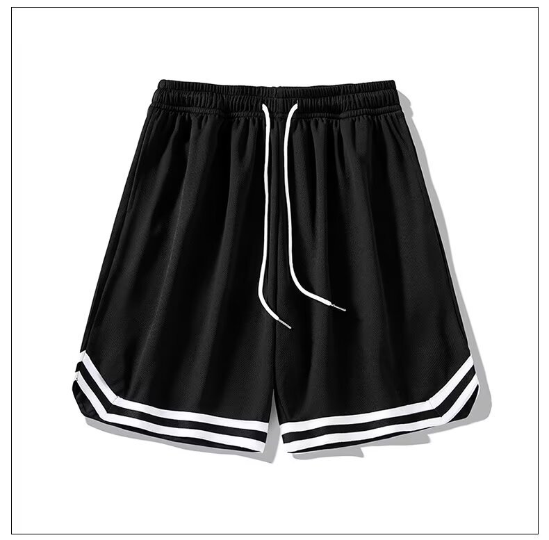 CNLONGBIDA Men's Shorts Sports shorts men's summer new casual loose breathable ice silk thin style
